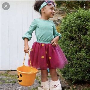 Matilda Jane NWT Pink Polka Dot Costume Tulle Tutu Skirt Little Girl S Halloween